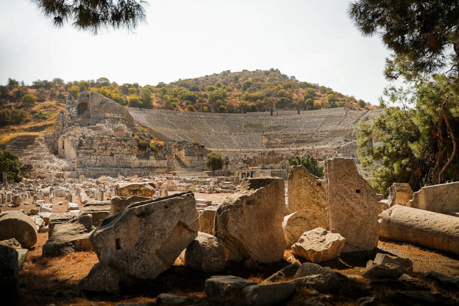 The Great Theatre of Ephesus, the largest theatre in Asia Minor